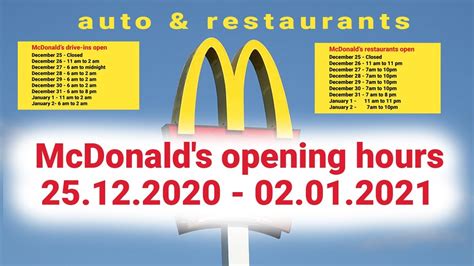 McDonald's, Minehead, Opening Times, Opening Hours, Vulcan .